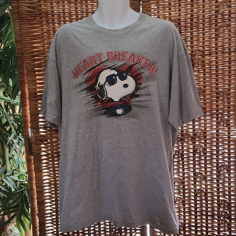 Snoopy Peanuts Heart Breaker T-shirt XL